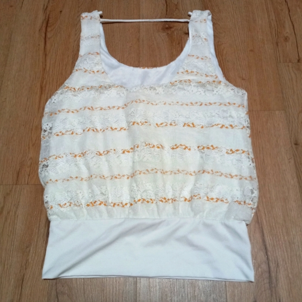 Sleeveless Stripped Top